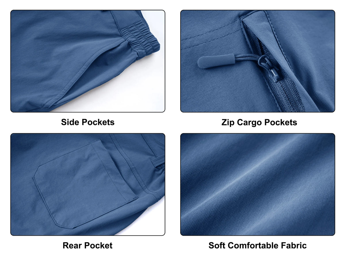 Mens Quick Dry Cargo Shorts For Outdoor Hiking And Work
