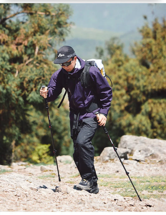 Naturehike Lightweight Carbon Fiber Adjustable Trekking Poles For Hiking
