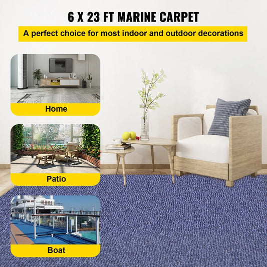 Marine Grade Carpet With Waterproof Backing For Boat Decks