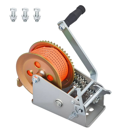 Heavy Duty Manual Hand Winch For Boat Trailer Towing