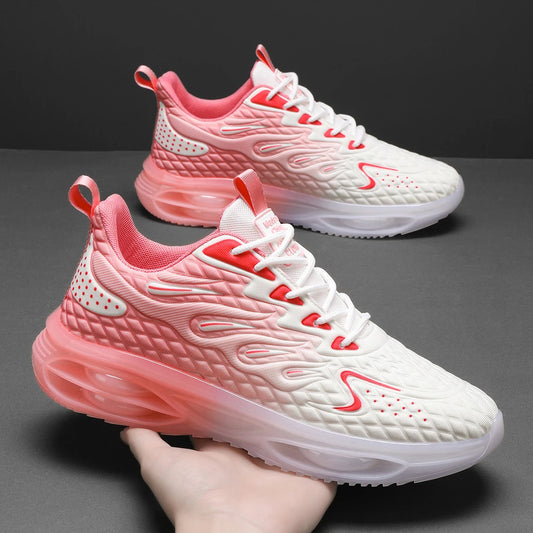 Men's and Women's Mesh Casual Shoes Lightweight Breathable Lace Up