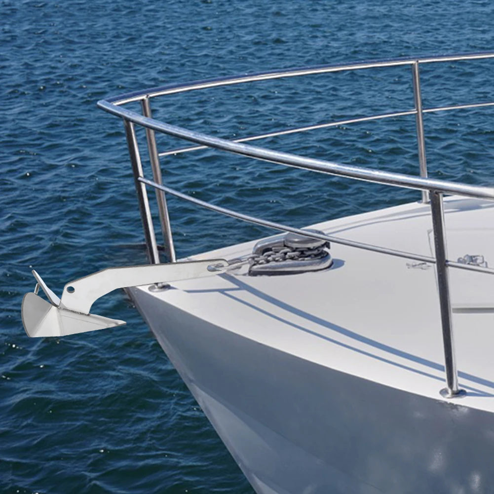 HiMISS Triangle Boat Anchor 316 Stainless Steel Delta Style