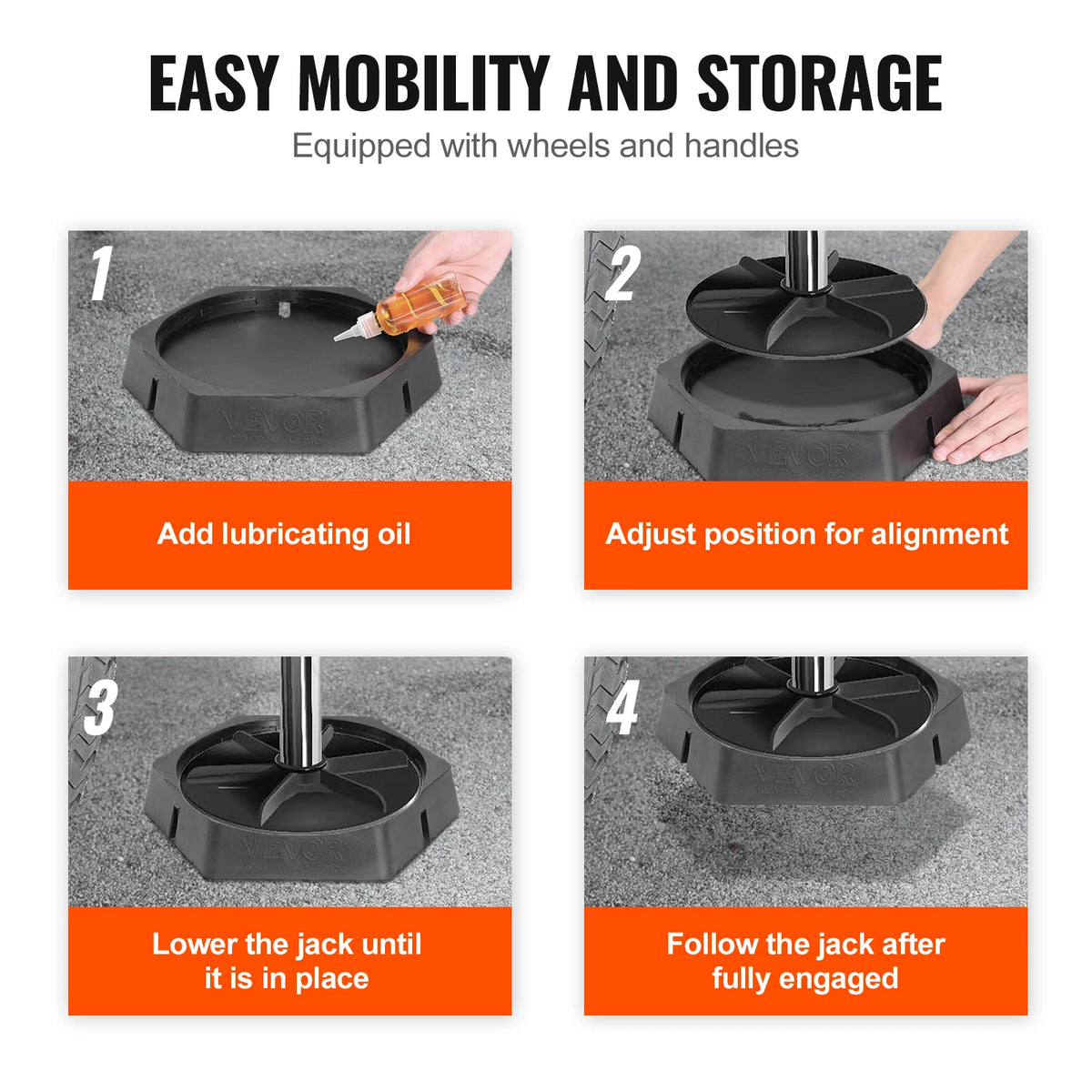 SucceBuy Rubber RV Leveling Pads For Travel Trailers