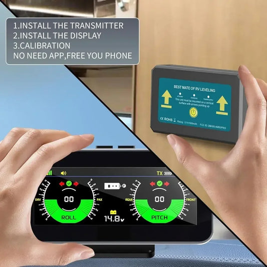 Automatic Wireless RV Leveling System With Digital Display