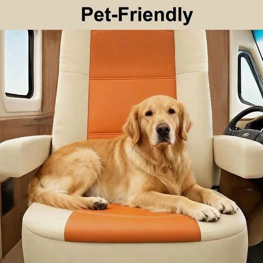 RV Captain Chair Seat Covers Class A Premium Nappa Leather