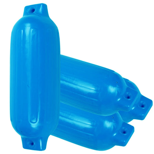 BYSSEA Ribbed Boat Fenders 4Pcs Marine Dock Yacht Bumper Protector