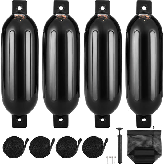 SucceBuy Inflatable Ribbed Marine Boat Dock Fender Bumper
