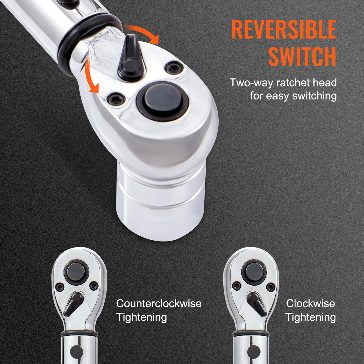 SucceBuy Dual Range Mechanical Torque Wrench Set For Metal Fasteners