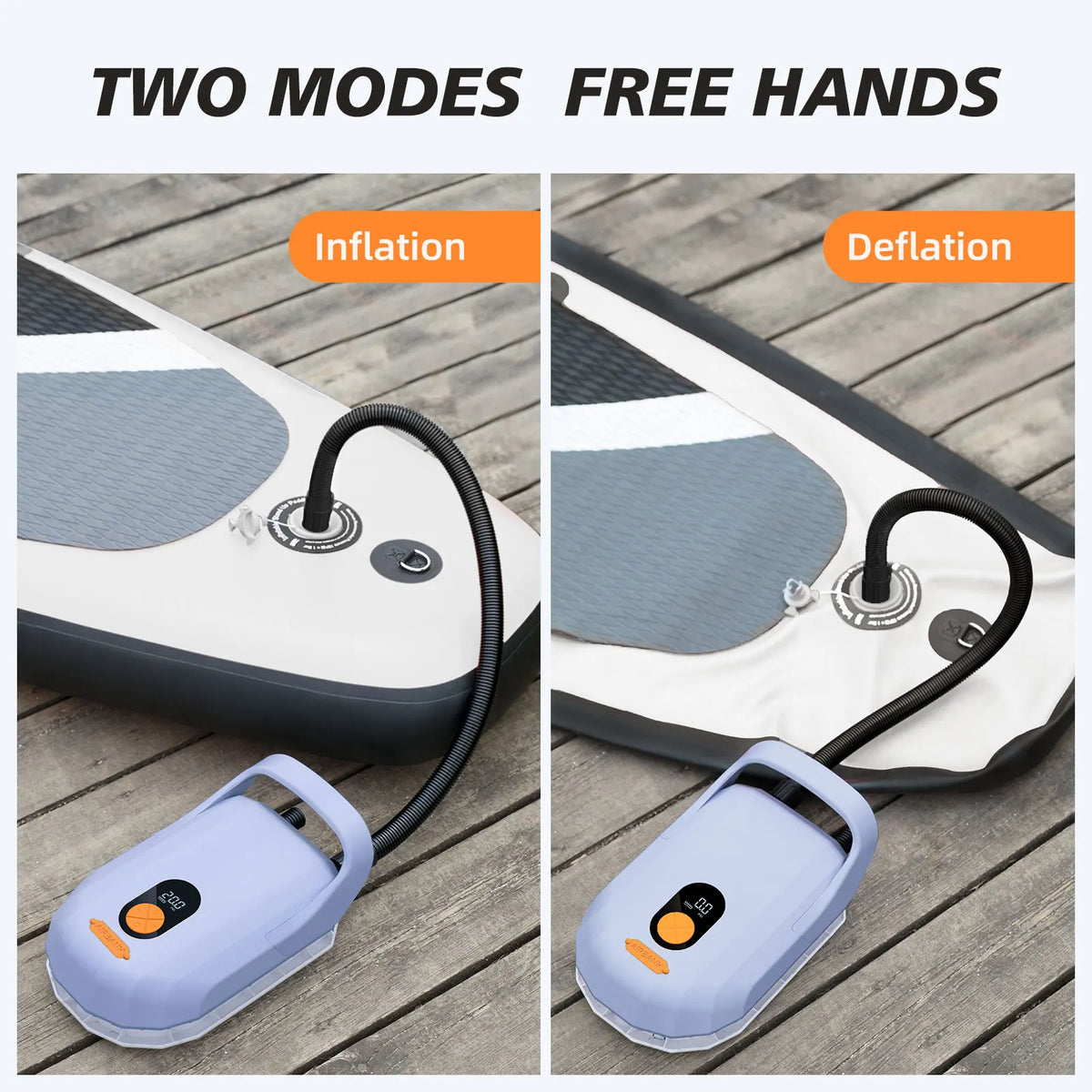 Airbank Rechargeable Electric Air Pump For Inflatable Surf Boards