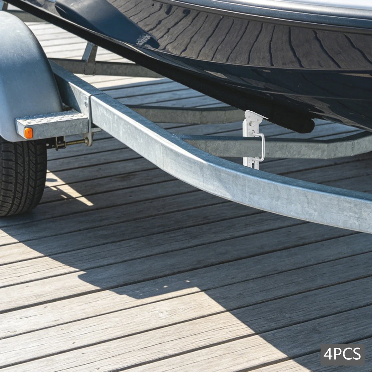 Heavy Duty Boat Trailer Swivel Top Bunk Support Brackets
