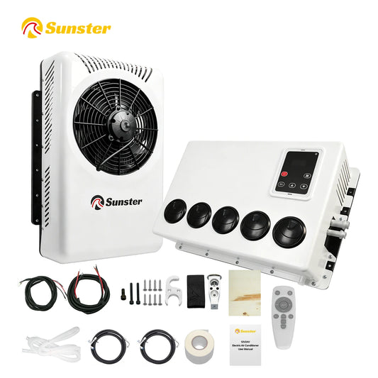 Sunster 12V Electric Parking Air Conditioner For Semi Trucks