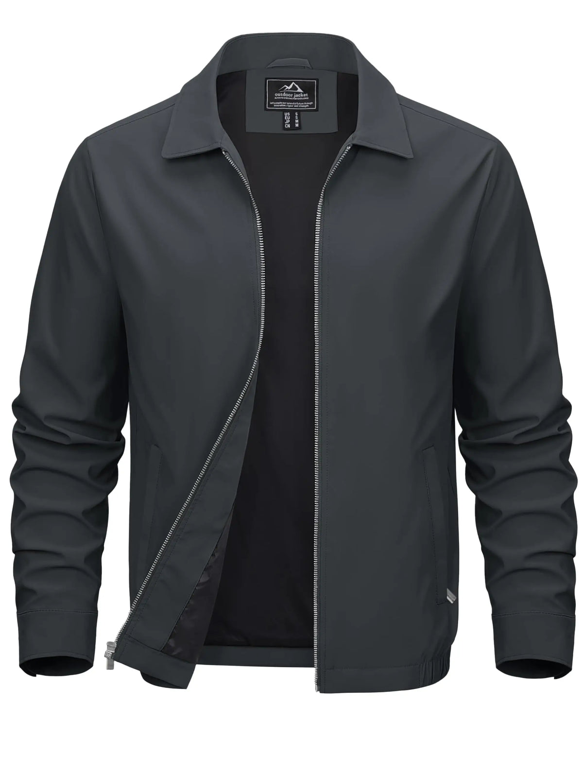 Cavva Men's Lightweight Windbreaker Jacket With Zip Pockets