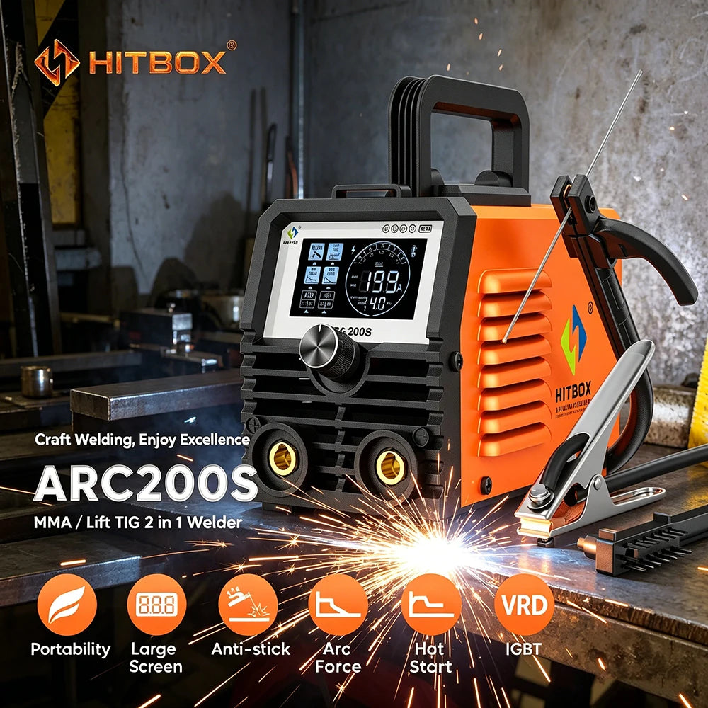 Hitbox Arc200S Compact Portable Inverter Welding Machine