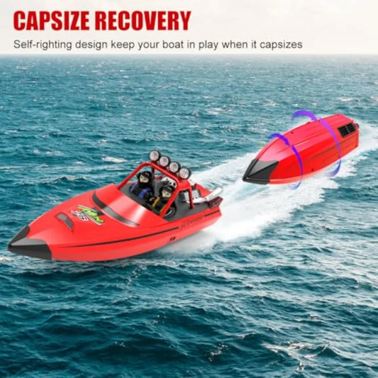 Premium Plastic Rc Boat With Led Lights For Pool Play