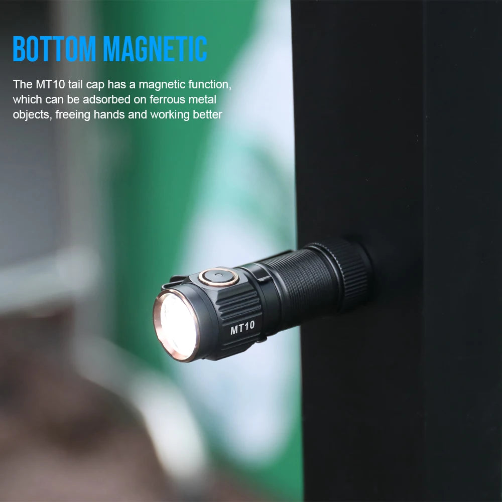 TrustFire MT10 Rechargeable LED Flashlight With USB C Charging