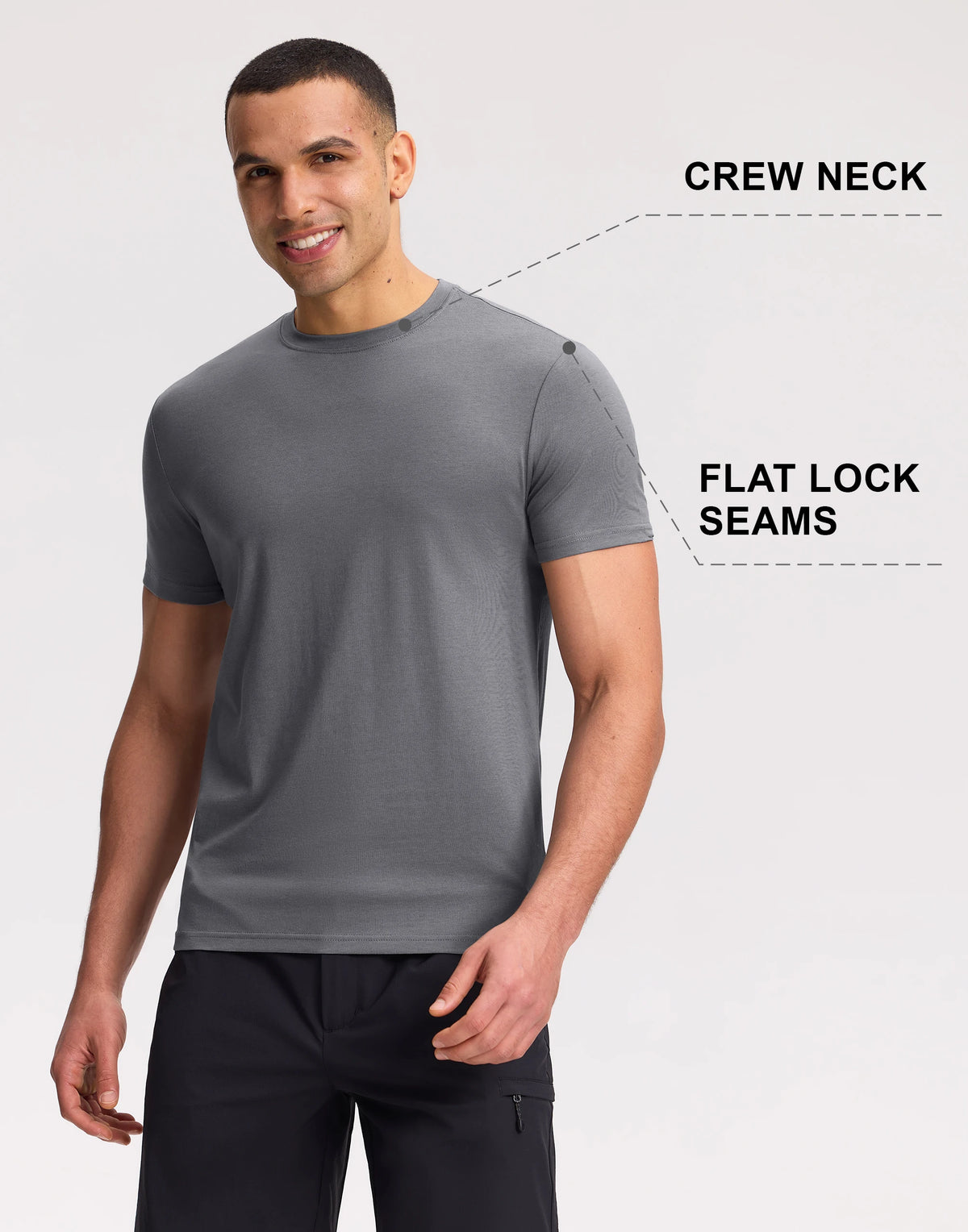 Pioneer Camp Men Bamboo Viscose Soft Crew Neck Casual Tshirt