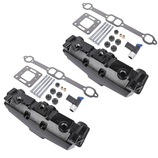 Marine Exhaust Manifold Pair Compatible With GM Chevrolet Engines