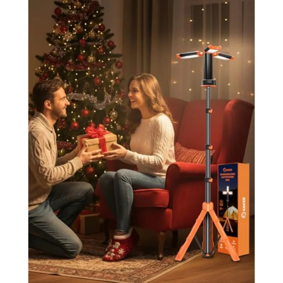 Portable Camping Lantern With Stand And Rechargeable Battery
