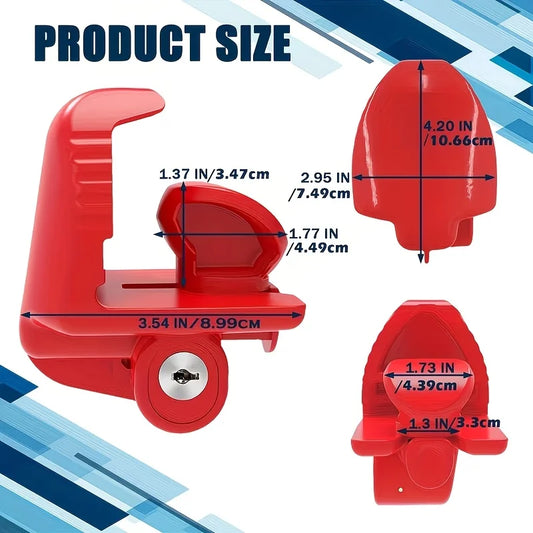 Heavy Duty Adjustable Steel Trailer Lock For Couplers