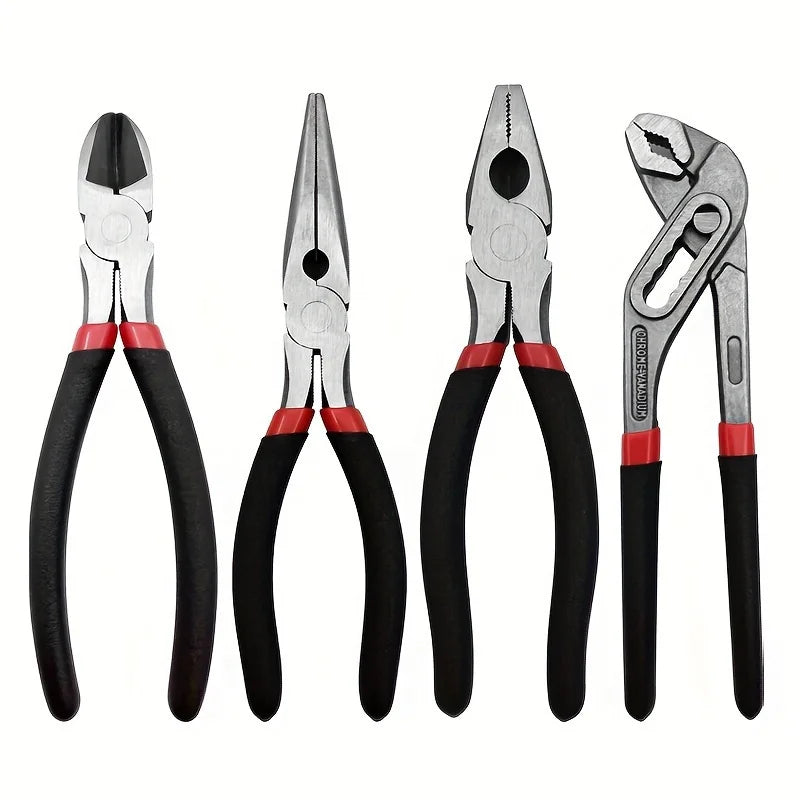 Professional Chrome Vanadium Multi Tool Pliers Wire Stripping Crimping Kit