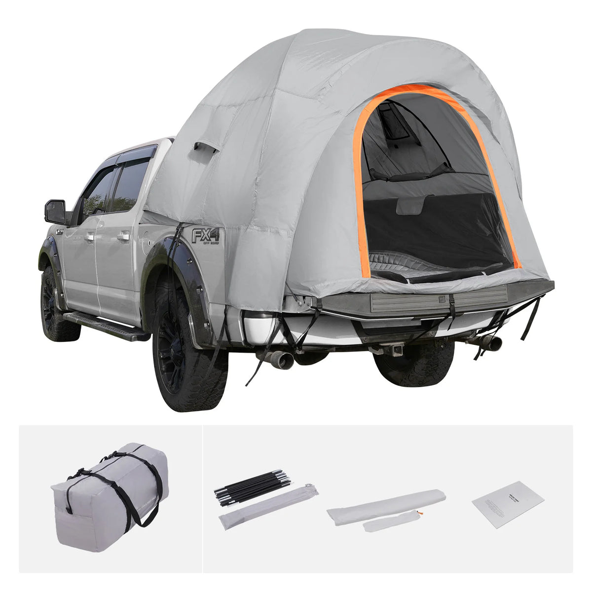 Waterproof Pickup Truck Bed Tent Double Layer Outdoor Canopy