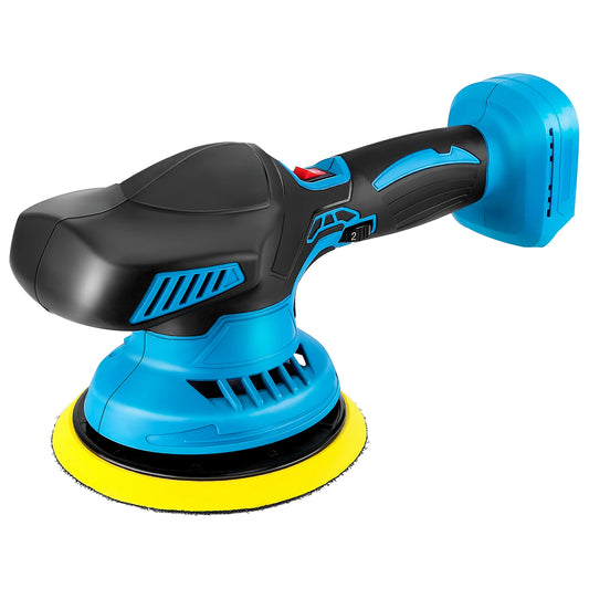21V Cordless Car Buffer Polisher with 6-Speed Control
