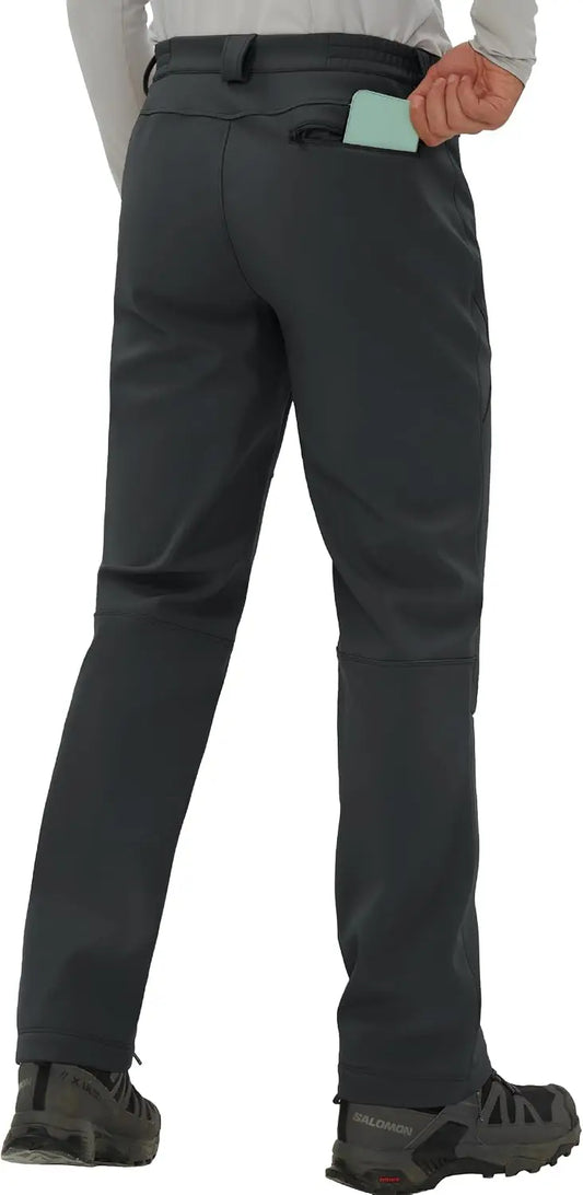 Pioneer Camp Men's Fleece Lined Softshell Hiking Pants