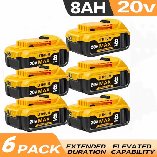 Blawhi 20V 8Ah Lithium Replacement Battery For DeWalt Tools