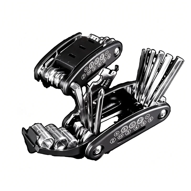 Durable Adjustable Socket Wrench Set With Rotating Stainless Steel Head