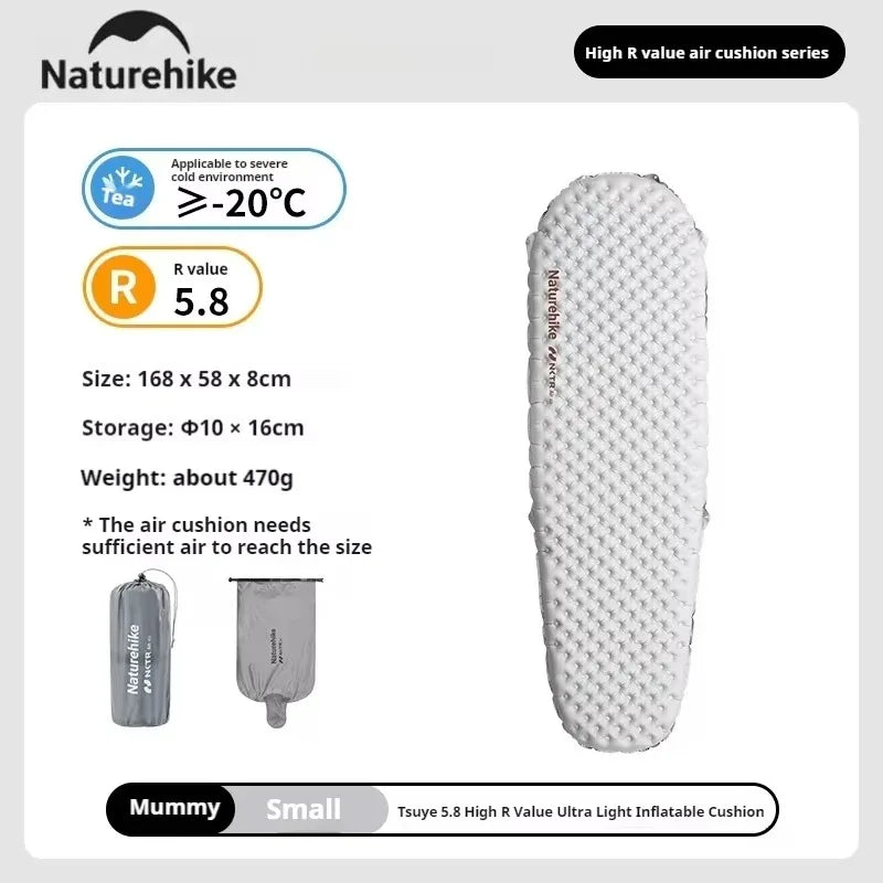 Naturehike Ultralight Inflatable Sleeping Pad For Camping