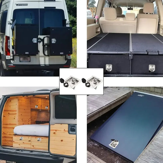 Two Stainless Steel T Handle Latches For Camper Rv Trailer
