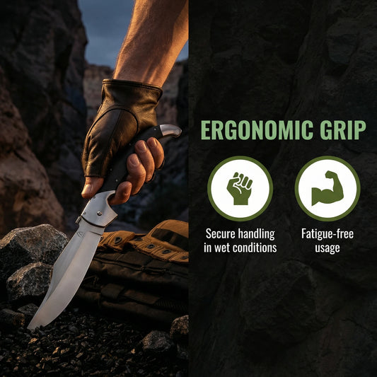 Professional Steel Folding Knife For Outdoor Camping Travel