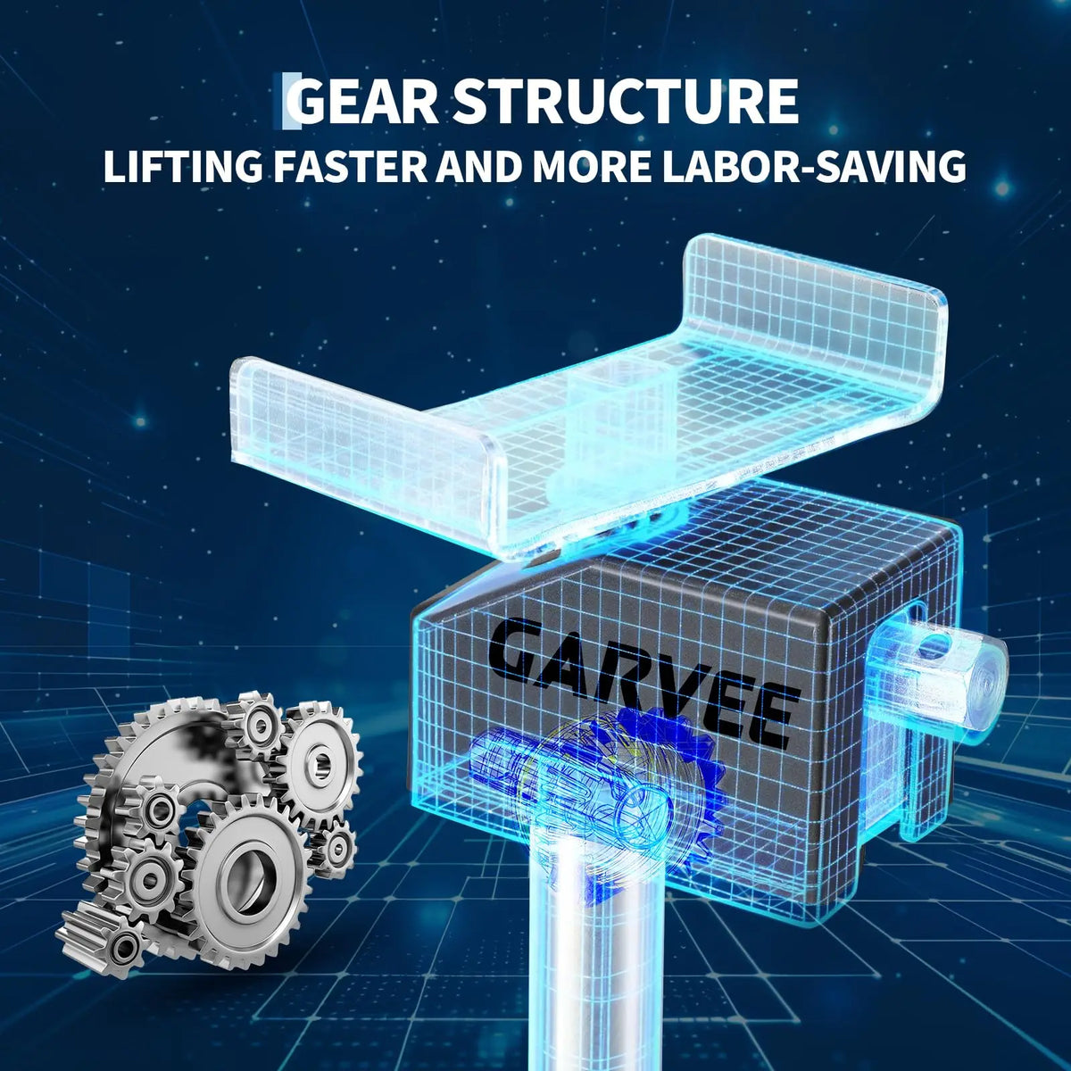 Heavy Duty RV Stabilizer Jacks Quick Lift Drill Crank Support