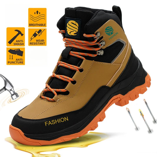 Premium Lightweight Steel Toe Safety Shoes For Industrial Work