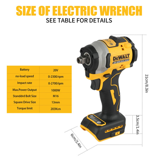 DeWalt DCF850 20V Brushless Impact Driver, 1/4-Inch Hex, 3-Speed