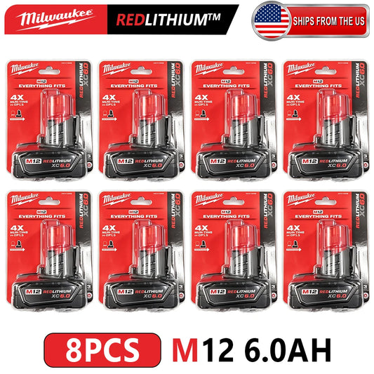 M12 XC6.0 Lithium-Ion Battery Packs, Listed Model 48-11-2460