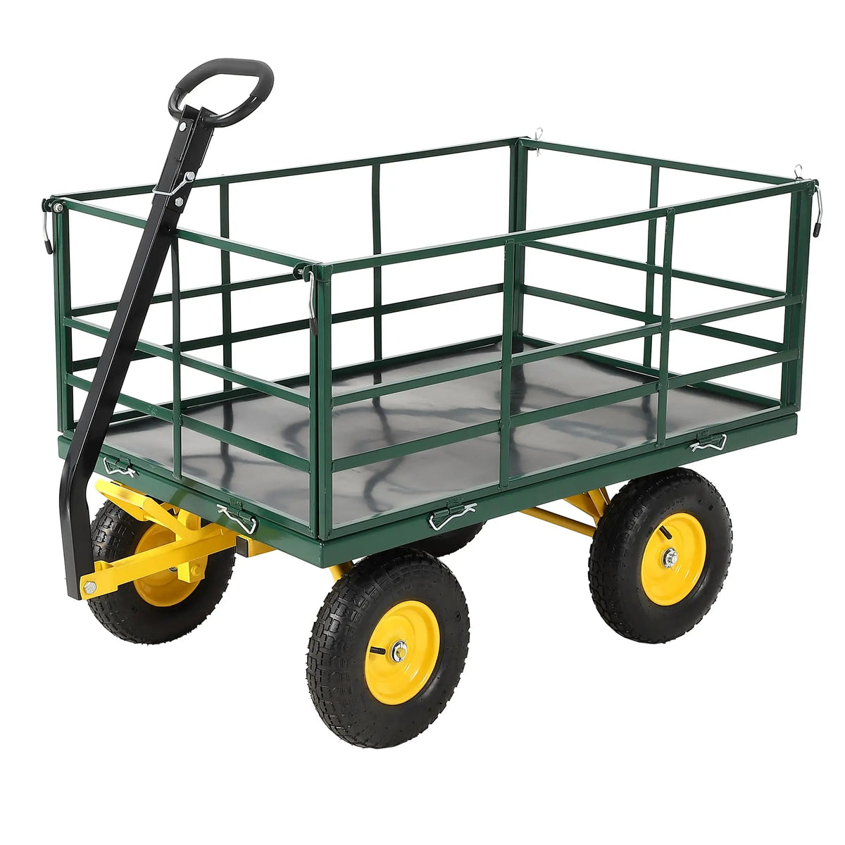 Twister.Ck Heavy Duty Steel Mesh Garden Utility Cart