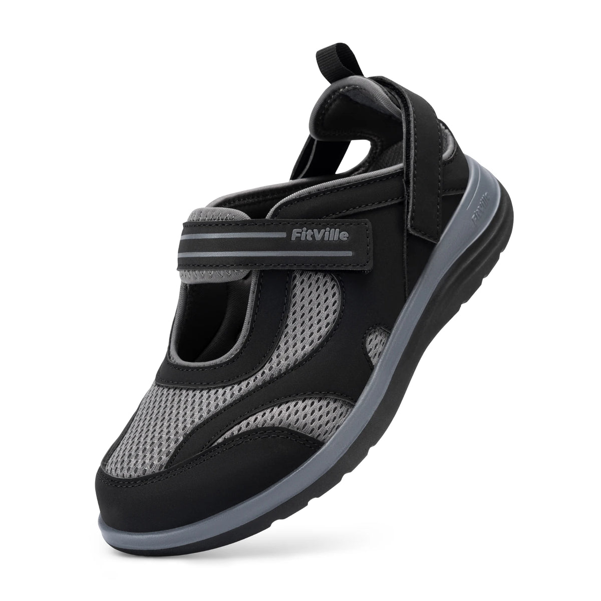 Fitville Womens Mary Jane Sandals Lightweight Breathable Walking Comfort