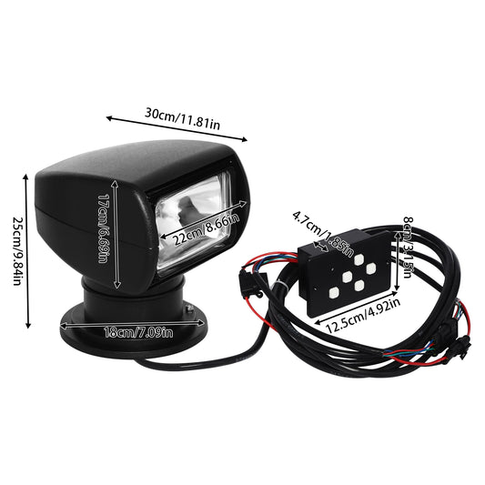 Remote Control Marine Searchlight For Long Range Yacht Navigation