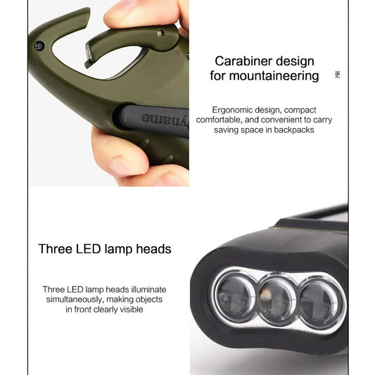 Stonego Solar Powered LED Flashlight Rechargeable Emergency Camping Torch