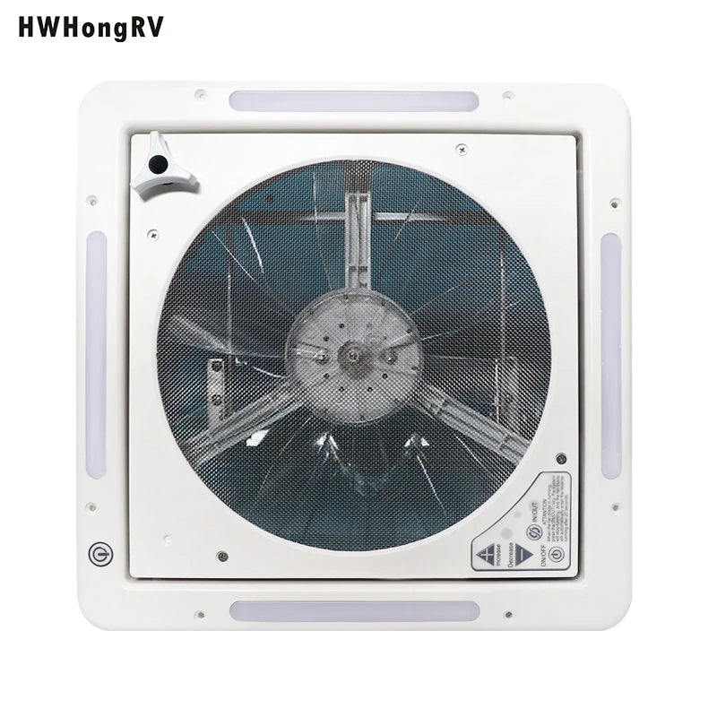 Hwhyongrv Led Rv Vent Fan With Light For Trailers Campers