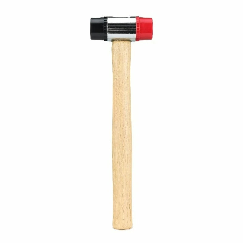 Double Face Mallet Hammer With Soft Plastic Faces For Woodworking