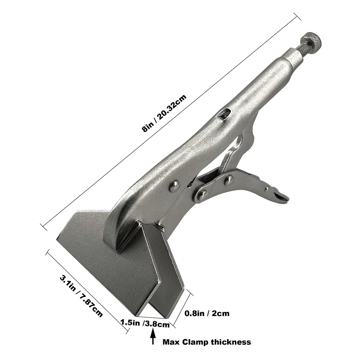 Goswift Adjustable Sheet Metal Locking Pliers Set