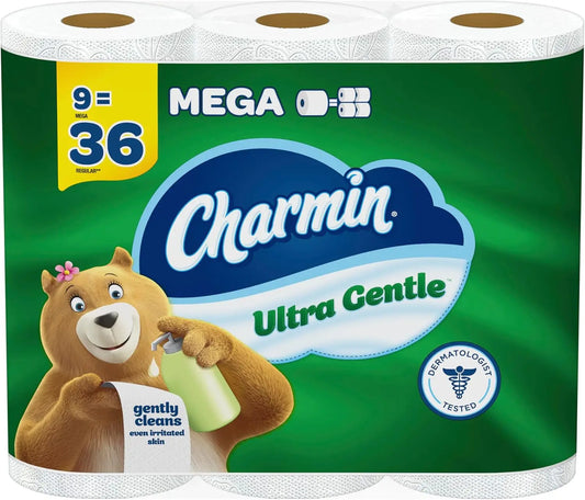 Charmin Ultra Gentle Lotioned Soft Toilet Paper Rolls