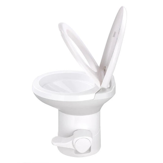 HDPE Gravity Flush Motorhome Toilet With Foot Pedal Control
