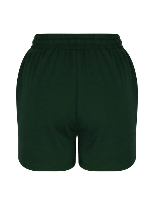 Womens Casual Pocketed Sweat Shorts For Workout And Lounging