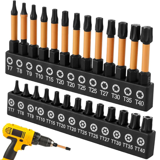 Magnetic Alloy Steel Torx Security Screwdriver Bits Set