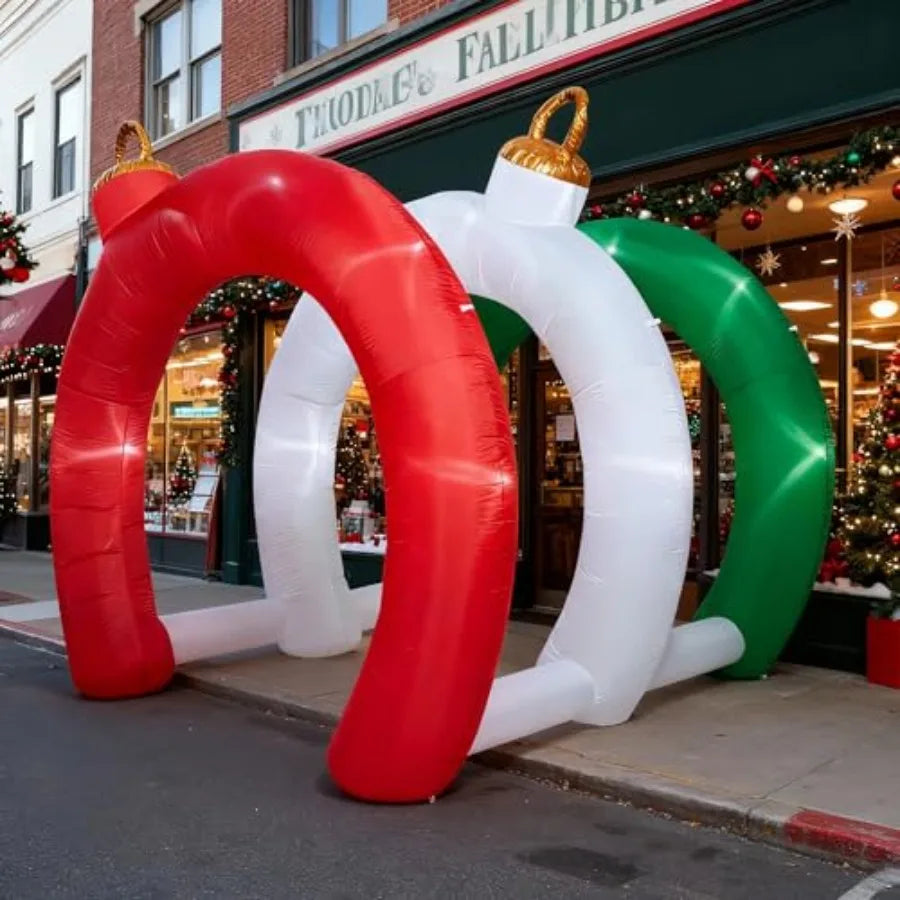 SHXI Christmas Inflatable Ornament Tunnel Arch Outdoor Decor