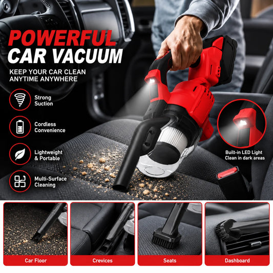 M18 20V Cordless Compact Vacuum 0882-20 Bare Tool HEPA Handheld Dry Only Jobsite Debris Cleaner For Milwaukee Tools Workshop Car Interior Pet Hair