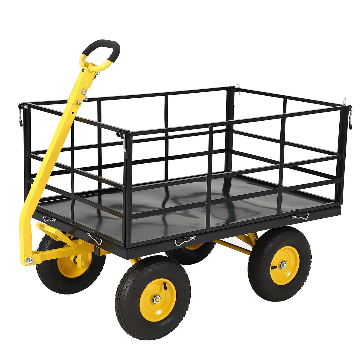Twister.Ck Heavy Duty Steel Mesh Garden Utility Cart